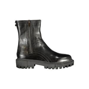 Cafenoir Black Leather Women Women's Boot